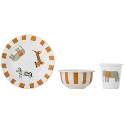 Bloomingville Mini - Jesse Geschirr-Set, orange (3er-Set)
