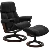 Stressless Ruby M | Signature Untergestell Batick Schwarz Matt Schwarz Braun