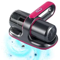 Milbensauger für matratzen, Milbensauger mit UV-Licht 13KPa Absaugung Matratzenreiniger mit HEPA Filter, 100W Handstaubsauger Vernichtet 99,99% Aller Milben für Matratze Sofa Kissen Teppiche (Grau)