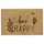 HANSE HOME Bee Happy 45 x 75 cm Braun