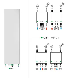 Belrad Designheizkörper SVP221600500 weiß