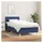 vidaXL Boxspringbett 100 x 200 cm Blau