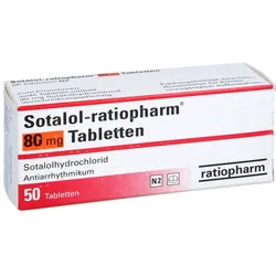 Sotalol-ratiopharm 80 mg Tabletten 50 St