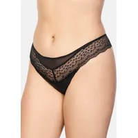 Ulla Dessous String Stringpanty Josy (Stück, 1-St) Zwickel schwarz 48