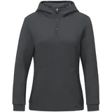 Damen Zip Hoodie Aschgrau 40