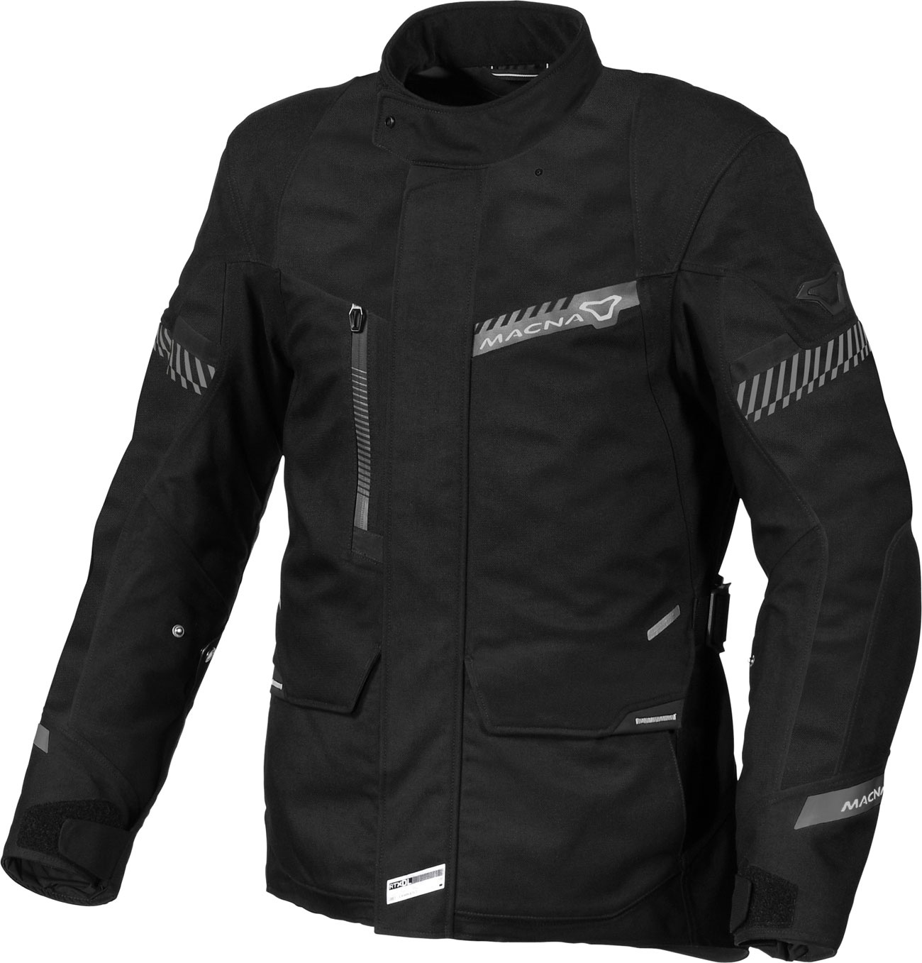 Macna Aspire, veste textile imperméable - Noir - 4XL