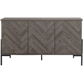 OTTO home Eadwine 130 x 75 x 38 cm Weiß Eiche