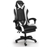 Trisens Spartak Gaming Chair schwarz/weiß