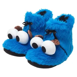 UNITED LABELS Krümelmonster 3D Plüsch Blau Hausstiefel 43/44