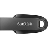 SanDisk Ultra Curve 3.2 Flash-Laufwerk 256 GB (bis zu 100 MB/s Lesen, RescuePRO Deluxe-Software, Schlüsselringöse) Schwarz