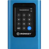 Kingston IronKey Vault Privacy 80 - 7.68TB - extern SSD Blau