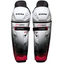 Ccm Schienbeinschützer CCM JetSpeed FT880 Senior 16 Zoll - Weiß,Schwarz,Rot - 16′′