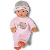 Zapf BABY born for Babies Sleepy Rose 30cm, Puppe mit Rassel, im Inneren