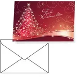 Sigel DS019, Christmas Swing, A6 mit Umschlag, 25 Stück