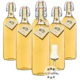 6 x Prinz Alte Haselnuss 1l + gratis Schnapskelch