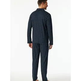 SCHIESSER Pyjama Fine Interlock Blau XXL