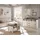 furn.design Sideboard 162 x 91 x 43 cm Weiß / Anthrazit