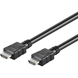 goobay Wentronic 58442 HDMI-Kabel 3 m, HDMI), Typ A (Standard) Schwarz