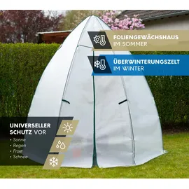 Westmann Überwinterungszelt & Foliengewächshaus Avocado 250x250x250 cm | Weiß