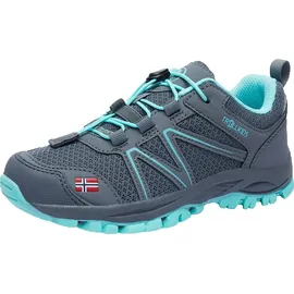 TROLLKIDS Sandefjord Wanderschuhe - Anthracite / Mint - EU 29