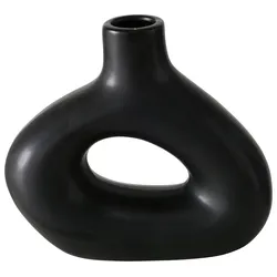 Dekovase Metty II in Schwarz