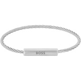 Boss Jewelry Drahtarmband für Herren Kollektion ALEK aus Edelstahl