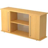 Aktenschrank Sideboard SB 2OH 2 Türen BxTxH 166,1x44,8x84cm Griff RE Buche/Buche