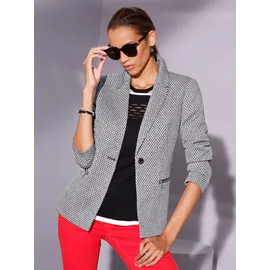 CREATION L Blazer in ecru-schwarz-gemustert | Gr.: 48