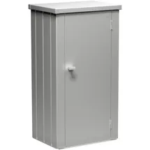 Biohort Terrassenschrank Julia 77,7 x 140,2 x 57 cm silber