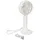 Bo-Camp Handventilator mit Halterung weiß 1200 mAh