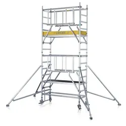 Fahrgerüst Arbeitshöhe 9.250mm Plattform 600 x 2.500mm - silber