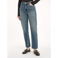 Tommy Hilfiger Straight-Jeans »CLASSIC STRAIGHT HW A TWIST BETH«, mit Tommy Hilfiger Logo-Badge,