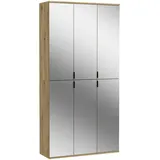 xonox.home Projekt X Garderobenschrank 91x34x193 Eiche