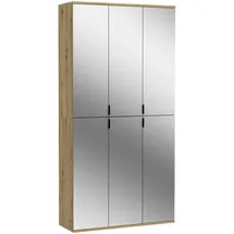 xonox.home Projekt X Garderobenschrank 91x34x193 Eiche