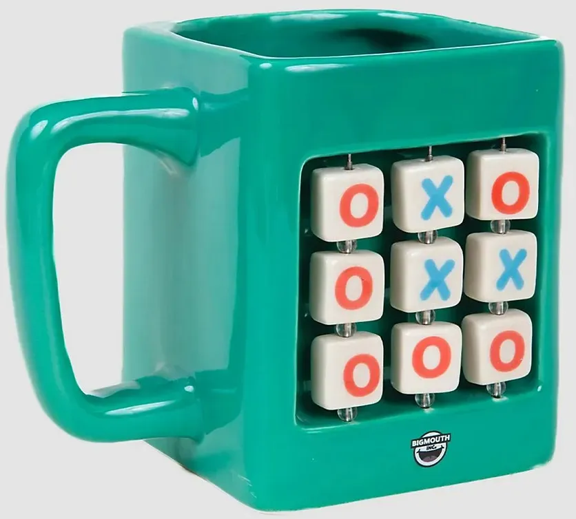 Big Mouth Toys Tic Tac Toe Tasse uni Gr. Uni