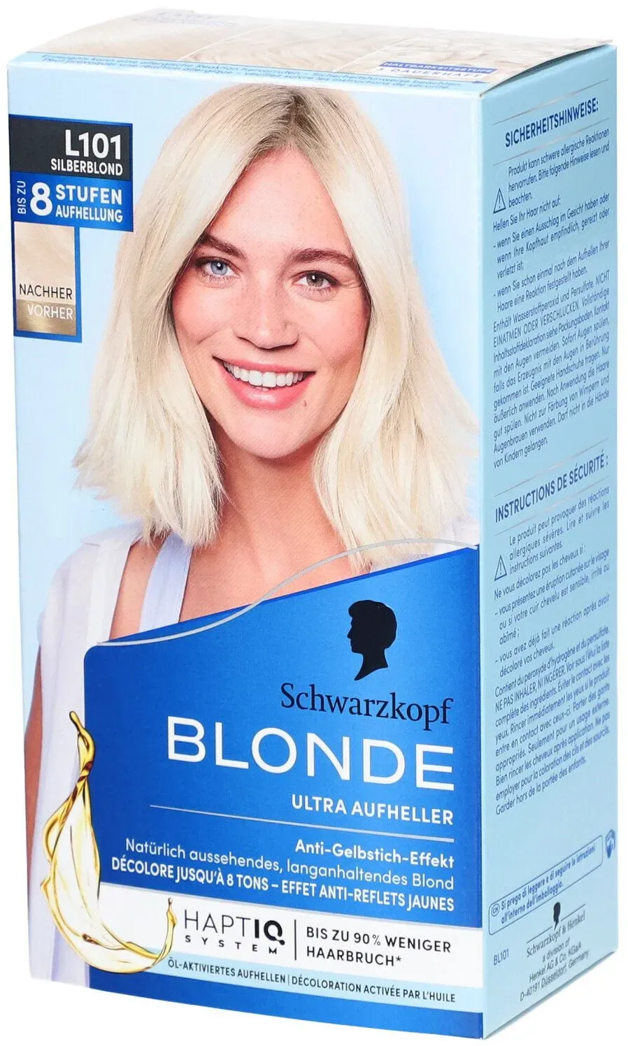 Schwarzkopf Blonde L101 Platin Aufheller