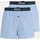 Boss Ew Boxershorts 2 Einheiten Open Blue XL