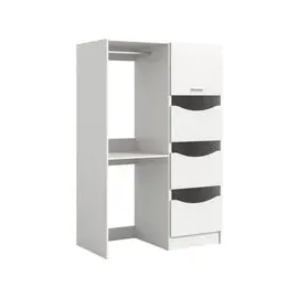 MID.YOU Waschmaschinenumbau-Set FREE 126 x 195 x 68 cm Weiß