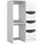 MID.YOU Waschmaschinenumbau-Set FREE 126 x 195 x 68 cm Weiß