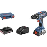 Bosch GSR 18V-28 Professional inkl. 2 x 2 Ah + L-Boxx 06019H4109