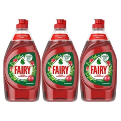 Fairy Fairy Spülmittel Ultra Konzentrat Granatapfel 450ml – Gegen Fett (3er Geschirrspülmittel