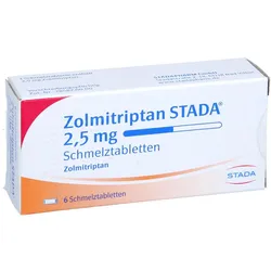 ZOLMITRIPTAN STADA 2,5 mg Schmelztabletten 6 St