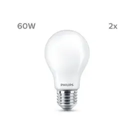 Philips LED-Birne 60W E27 7W warmweiß 2 St.