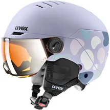 Uvex Rocket jr Visor Skihelm Kinder cool lavender - 54-58cm