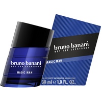 Bruno banani Magic Man – Eau de Toilette Natural Spray – Charismatisch-warmes Herren Parfüm – 1er Pack (1 x 30ml)