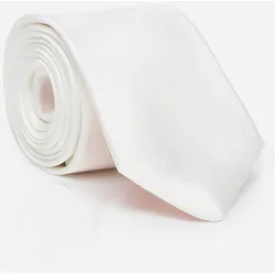 Krawatte MONTI "LIVIO", Damen, weiß, Seide, klassisch,festlich, Krawatten, mit edlem Glanz – ideal zur Hochzeit oder festlichen Anlässen