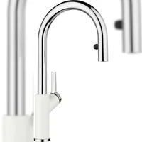 Blanco Carena-S Vario silgranitweiß/chrom 521368
