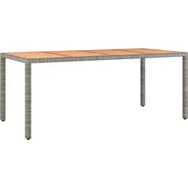 vidaXL Garten-Essgruppe 9-tlg. Grau