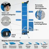 Bautec Styroporschneider GAZELLE 4 » Set inkl. 10 Schneidedrähte , Gerüsthalterung, Schleifraspel » Heißdrahtschneider
