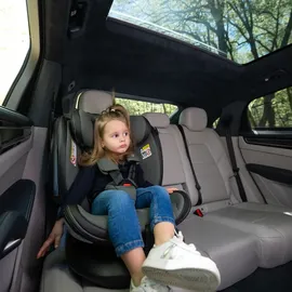 Lorelli Kindersitz Aviator, Mitwachsender Autositz mit Isofix grau